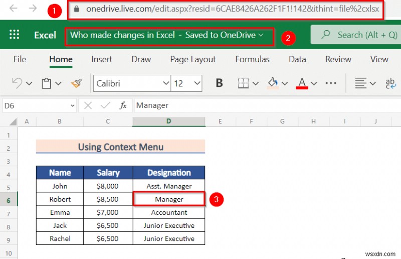 Cách xem ai đã thực hiện thay đổi trong Excel (6 phương pháp dễ dàng)
