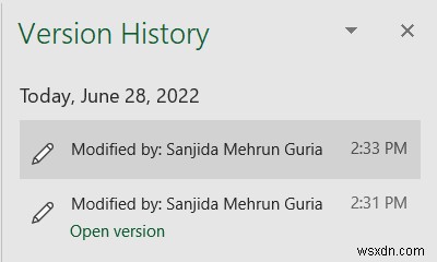 Cách kiểm tra lịch sử chỉnh sửa trong Excel Online (Với các bước đơn giản)