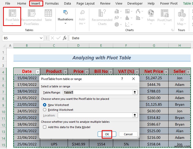 Cách phân tích tập dữ liệu lớn trong Excel (6 phương pháp hiệu quả)