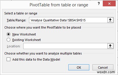 Cách phân tích dữ liệu định tính từ bảng câu hỏi trong Excel