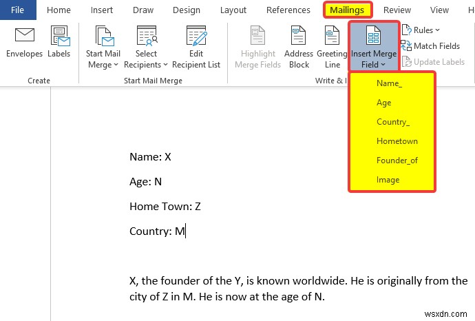 Cách kết hợp thư từ Excel sang Word (2 cách dễ dàng)