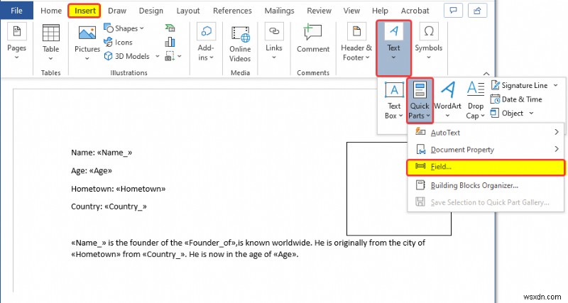 Cách kết hợp thư từ Excel sang Word (2 cách dễ dàng)