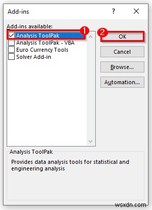 Cách tính làm trơn hàm mũ được điều chỉnh theo xu hướng trong Excel