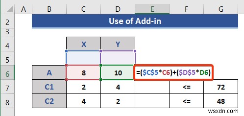 Cách lập trình tuyến tính trong Excel (2 cách phù hợp)