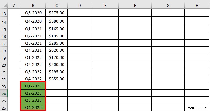 Thực hiện làm mịn theo cấp số nhân Holt-Winters trong Excel (với các bước đơn giản)