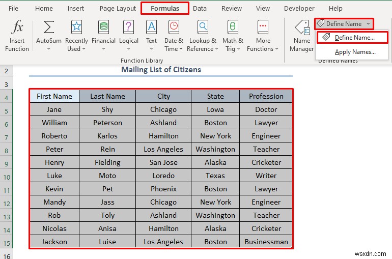 Cách tạo nhãn gửi thư trong Excel (với các bước đơn giản)