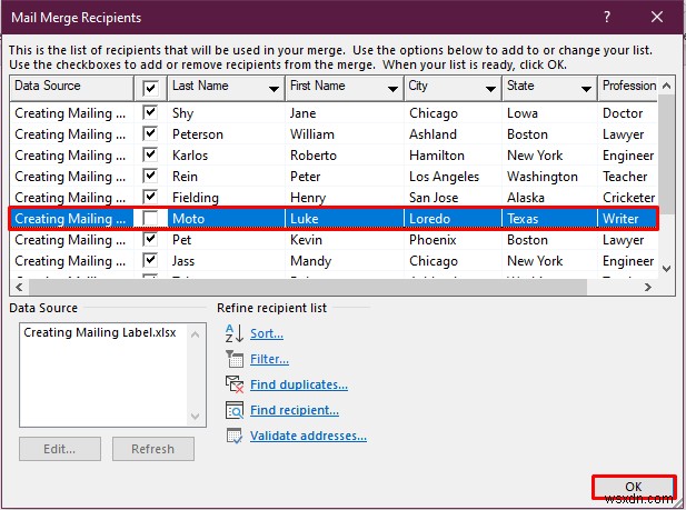 Cách tạo nhãn gửi thư trong Excel (với các bước đơn giản)