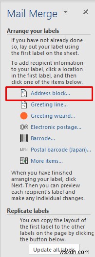 Cách tạo nhãn gửi thư trong Excel (với các bước đơn giản)