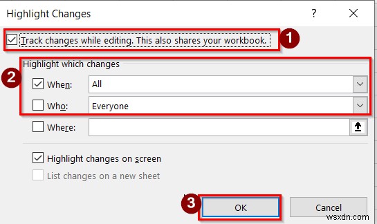 Cách theo dõi thay đổi trong Excel (với các bước đơn giản)