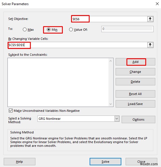 Cách sử dụng Excel Solver để lập trình tuyến tính (Với các bước đơn giản)