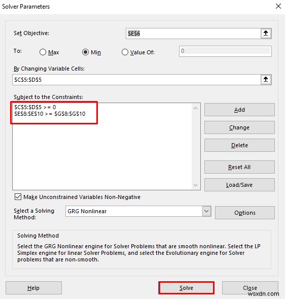 Cách sử dụng Excel Solver để lập trình tuyến tính (Với các bước đơn giản)