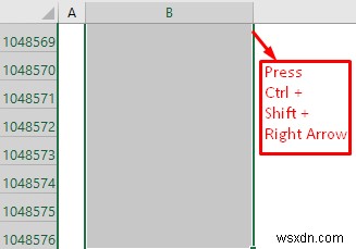 Cách đặt phần cuối của bảng tính Excel (3 cách hiệu quả)