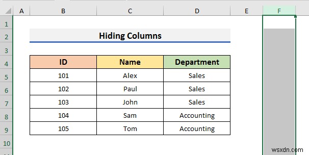 Cách giới hạn cột trong Excel (3 cách nhanh)