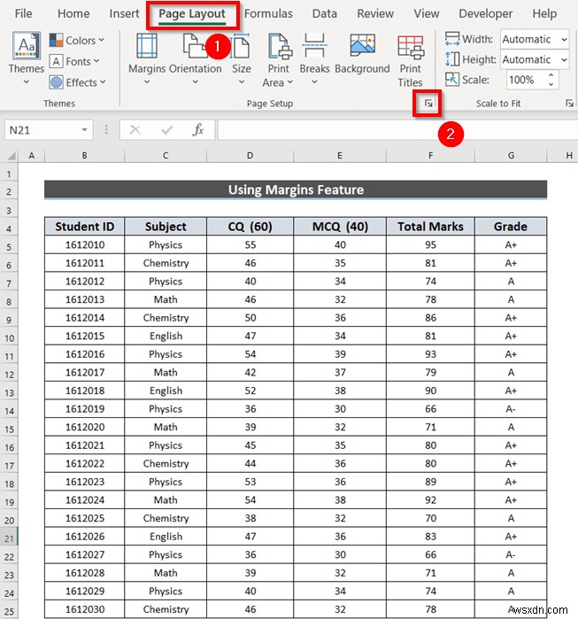 Cách kéo dài bảng tính Excel thành bản in toàn trang (5 cách dễ dàng)