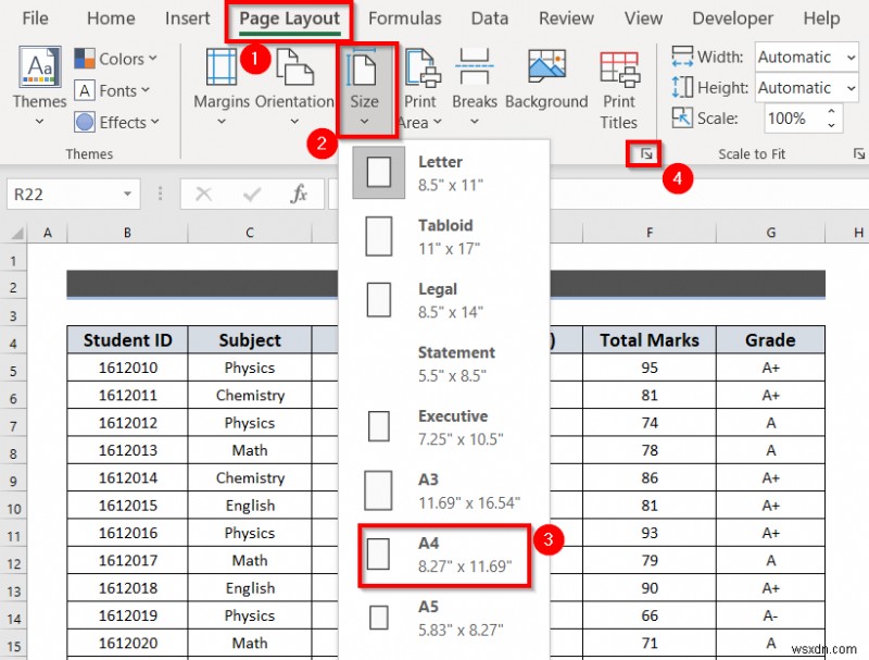 Cách kéo dài bảng tính Excel thành bản in toàn trang (5 cách dễ dàng)