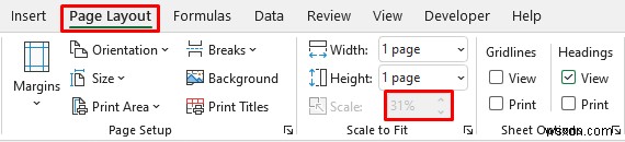 Excel vừa với tỷ lệ trang / Xem trước trông nhỏ (5 giải pháp phù hợp)