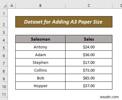 Cách thêm khổ giấy A3 trong Excel (2 cách nhanh)