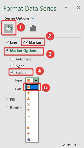 Cách thêm Dấu dữ liệu trong Excel (2 Ví dụ dễ dàng)