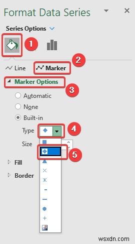 Cách thêm Dấu dữ liệu trong Excel (2 Ví dụ dễ dàng)