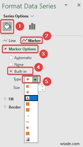 Cách thêm Dấu dữ liệu trong Excel (2 Ví dụ dễ dàng)