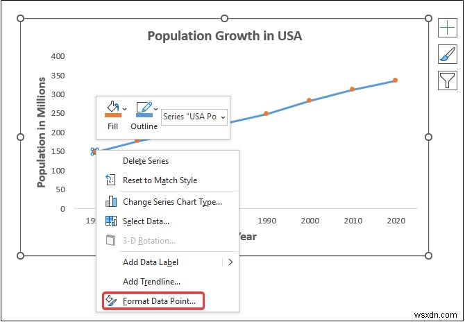 Cách thêm Dấu dữ liệu trong Excel (2 Ví dụ dễ dàng)