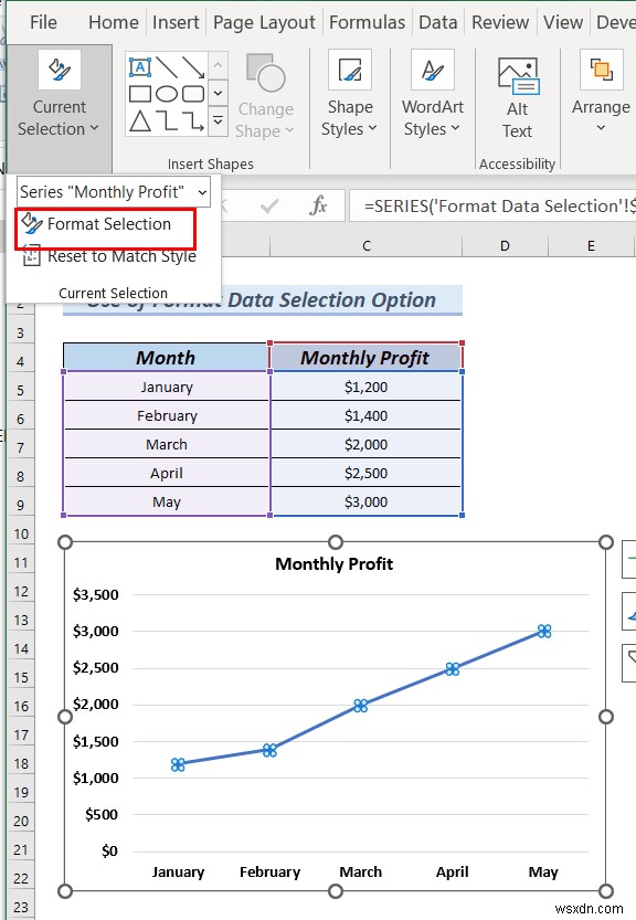 Cách thay đổi hình dạng điểm đánh dấu trong đồ thị Excel (3 phương pháp dễ dàng)