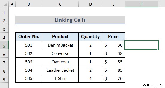 Dữ liệu ánh xạ Excel từ một trang tính khác (6 phương pháp hữu ích)