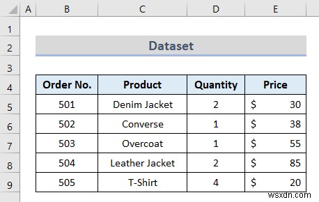 Dữ liệu ánh xạ Excel từ một trang tính khác (6 phương pháp hữu ích)