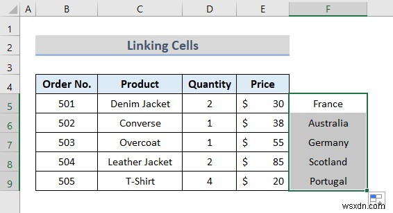 Dữ liệu ánh xạ Excel từ một trang tính khác (6 phương pháp hữu ích)