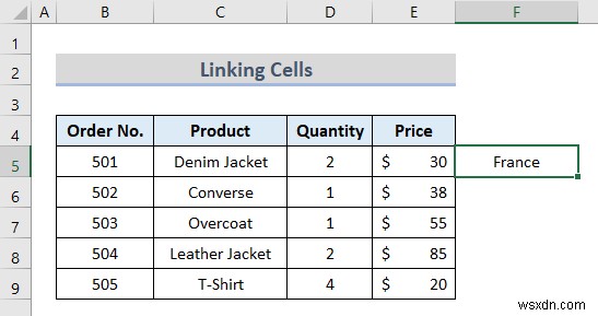 Dữ liệu ánh xạ Excel từ một trang tính khác (6 phương pháp hữu ích)