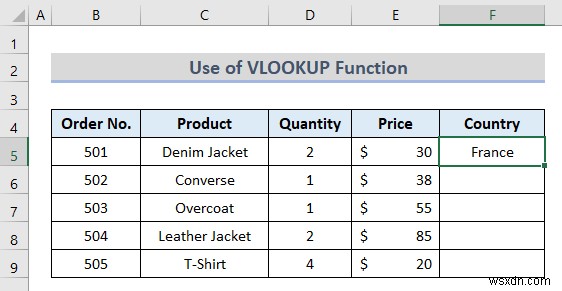 Dữ liệu ánh xạ Excel từ một trang tính khác (6 phương pháp hữu ích)