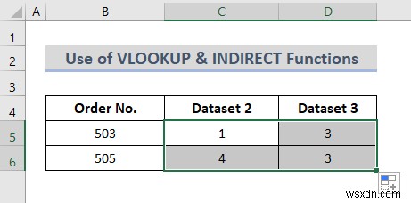 Dữ liệu ánh xạ Excel từ một trang tính khác (6 phương pháp hữu ích)