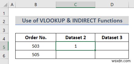 Dữ liệu ánh xạ Excel từ một trang tính khác (6 phương pháp hữu ích)