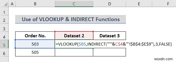 Dữ liệu ánh xạ Excel từ một trang tính khác (6 phương pháp hữu ích)