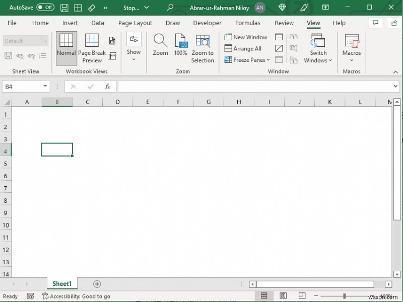 Làm cách nào để ngăn Excel mở toàn màn hình (4 cách)
