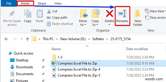 Cách nén tệp Excel thành Zip (2 cách phù hợp)