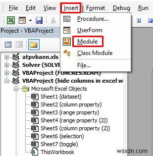 Cách ẩn cột bằng nút trong Excel (4 phương pháp phù hợp)