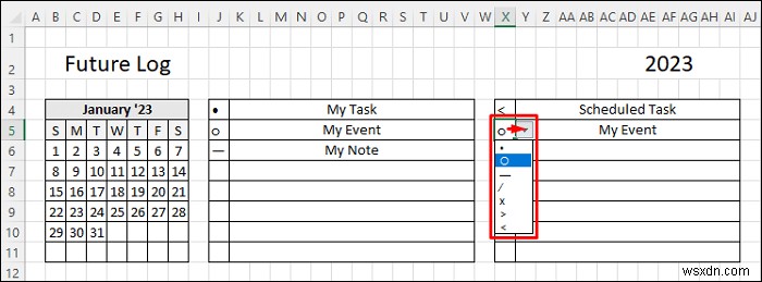 Cách tạo Nhật ký dấu đầu dòng trong Excel (với các bước chi tiết)