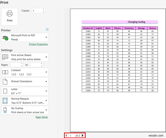 Cách điều chỉnh trang tính Excel trên một trang PDF (8 cách đơn giản)