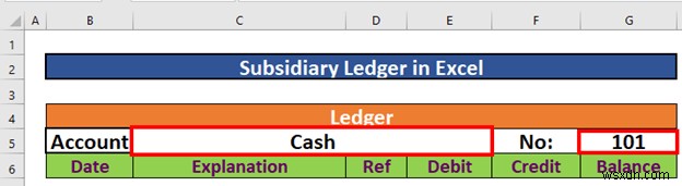 Cách tạo sổ cái phụ trong Excel (Với các bước đơn giản)