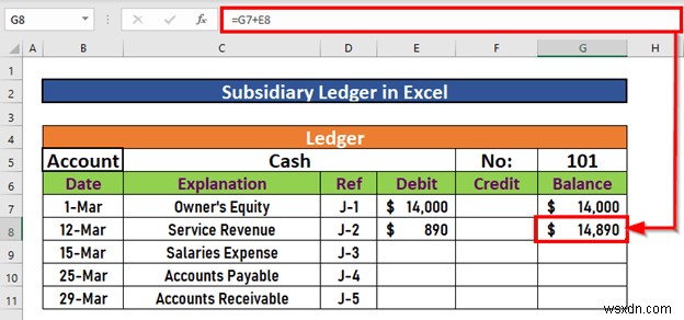 Cách tạo sổ cái phụ trong Excel (Với các bước đơn giản)