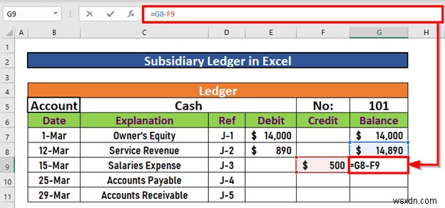 Cách tạo sổ cái phụ trong Excel (Với các bước đơn giản)