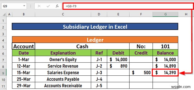 Cách tạo sổ cái phụ trong Excel (Với các bước đơn giản)