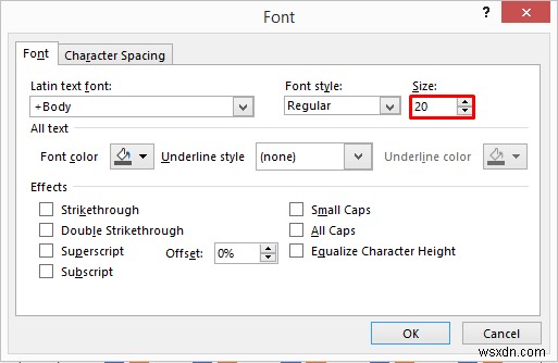 Cách làm cho dấu chú thích lớn hơn trong Excel (3 cách dễ dàng)