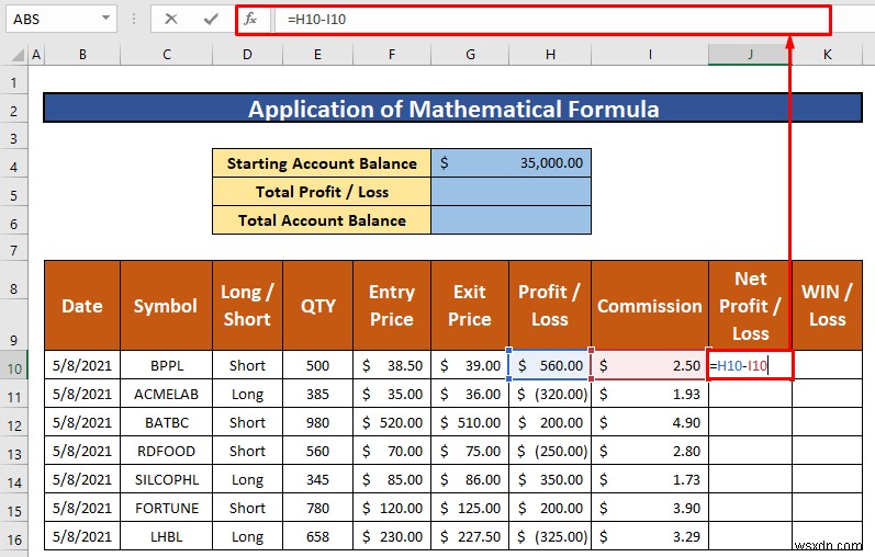 Cách tạo nhật ký giao dịch trong Excel (với các bước đơn giản)