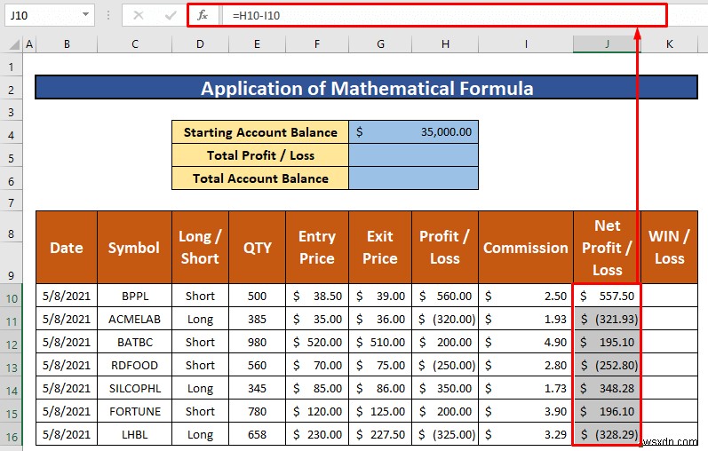 Cách tạo nhật ký giao dịch trong Excel (với các bước đơn giản)