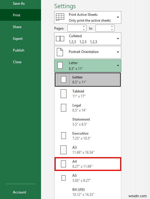 Cách in toàn trang của trang tính Excel ở kích thước A4 (5 cách đơn giản)