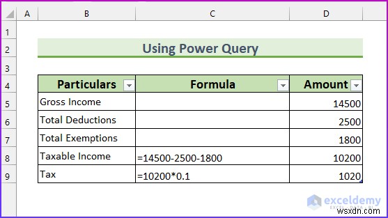 Cách mở tệp XML trong Excel cho thuế thu nhập (2 cách dễ dàng)