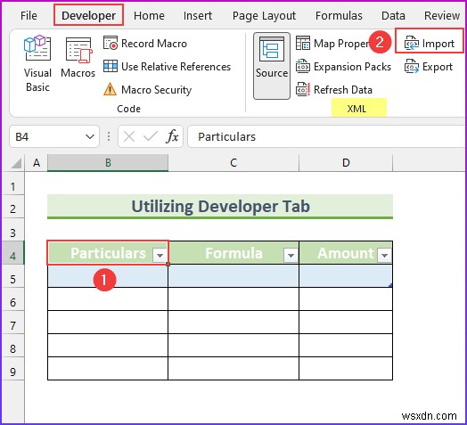 Cách mở tệp XML trong Excel cho thuế thu nhập (2 cách dễ dàng)