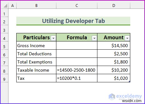 Cách mở tệp XML trong Excel cho thuế thu nhập (2 cách dễ dàng)